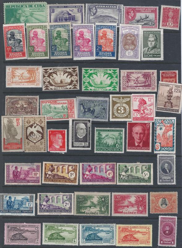 U.S 45 WW MH STAMPS STARTS AT A LOW PRICE LOOK!!