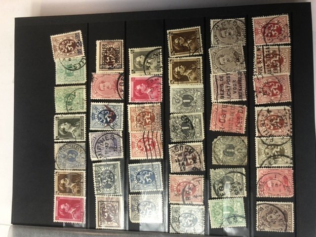 W.W. Small Stamp Stock  Book Lots Of Very Old Stamps Might Find Some Gems