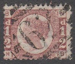 Great Britain #58 Plate 13  F-VF Used CV $22.50  (A12919)