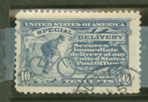 United States #E10  Single