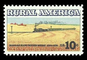 # 1506 MINT NEVER HINGED WHEAT FIELDS AND TRAIN Xf++++
