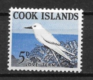 1963 Cook Islands 151 Love Tern MH