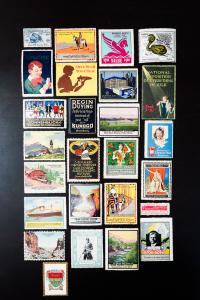 Worldwide Stamp Label Collection Lot of 27