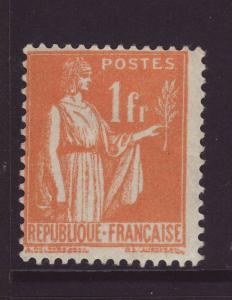 1933 France 1 Fr Peace Stamp Mint