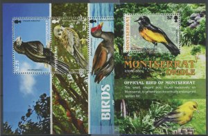 Montserrat #1216/1217 Unused Souvenir Sheet