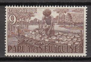 Papua New Guinea - 1952 9p Copra Making Sc# 130 - MNH - (562)