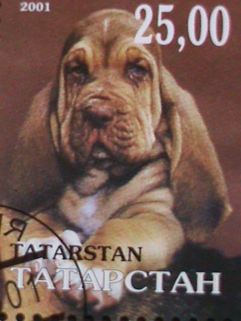 ​RUSSIA-TATAPCTAH- COLORFUL LOVELY BEAUTIFUL DOG- CTO S/S VERY FINE