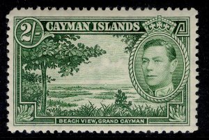 CAYMAN ISLANDS GVI SG124, 2s yellow-green, M MINT. Cat £55.
