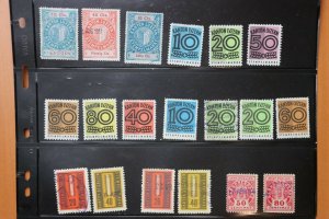 Switzerland Revenue lot municipal Kanton Luzern 1897 year series 70+ DL