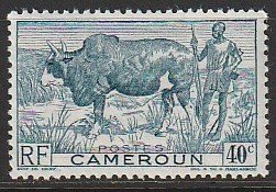 1946 Cameroun - Sc 306 - MH VF - 1 single - Zebu and Herder