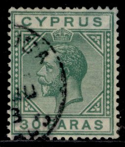CYPRUS GV SG88, 30pa green, FINE USED.