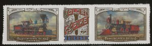 #5378-5380 MNH Transcontinental Railroad forever Strip of 3 (my1)