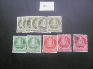 Germany Berlin 1951 USED LOT XF 75 EUROS  (117)