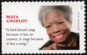 SC#4979 (49¢) Maya Angelou Single (2015) SA