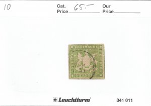 Germany: Wurttemberg Sc # 10 used (57489)