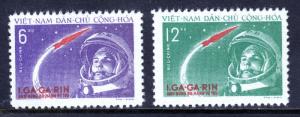 VIETNAM — SCOTT 160-161 — 1961 MANNED SPACE FLIGHT SET — MNGAI — SCV $24.00