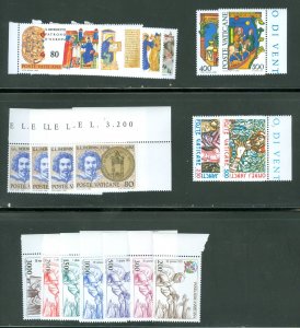 Vatican City 1980 Compete MNH Year Set