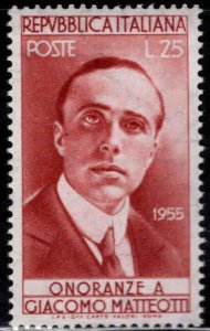 Italy Scott 700 MH* 1955 Socialist stamp