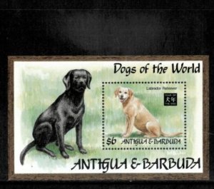 Antigua 1994 - Dogs of The World - Souvenir Stamp Sheet - Scott #1785 - MNH