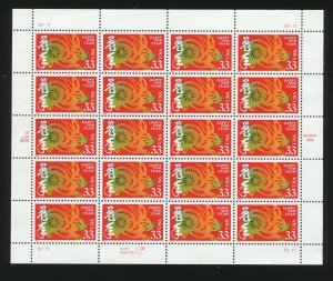 3272 Chinese New Year of the Rabbit Sheet of 20 33¢ Stamps