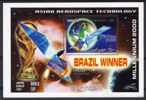 Somalia 2002 World Cup Japan-Korea 2002 Brazil Winner/SPACE  S/S (1) MNH