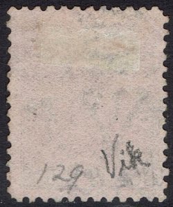 VICTORIA 1876 QV EIGHT PENCE ON 9D USED