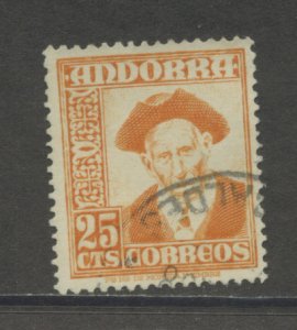 Andorra - Spanish 41 Used cgs (2