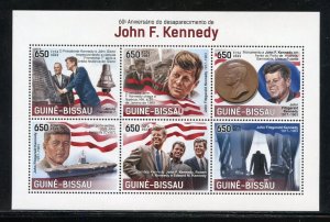 GUINEA BISSAU 2023 60th MEMORIAL ANNIVERSARY OF JOHN F. KENNEDY SHEET MINT NH