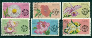 Panama 1985 Flowers (30c short corner) CTO lot31790