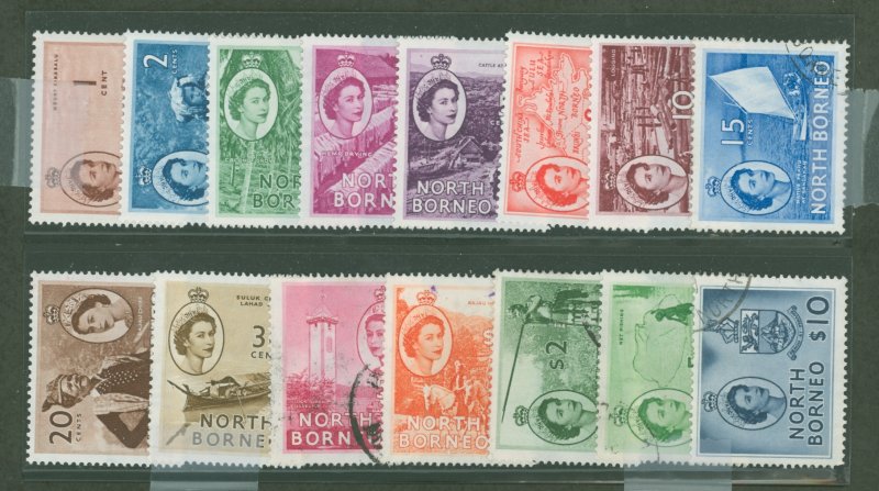North Borneo #261-275 Unused Single (Complete Set)