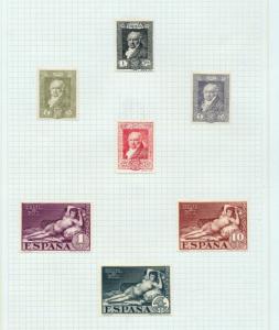 Spain Goya Art MH +Sheets 60+Stamps (Go 526