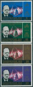 New Hebrides French 1966 SGF130-F133 Churchill set MLH