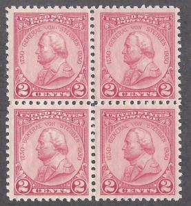 689 Mint,OG,NH... Block of 4... SCV $3.00