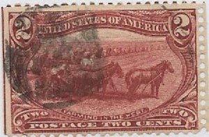 1898 United States   Farming in the West SC#286 Used