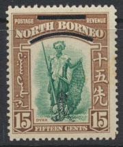 North Borneo  SG 343 SC# 231 MNH    OPT GR Crown - See scan