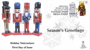 Holiday Nutcrackers First Day Cover, from Toad Hall Covers!