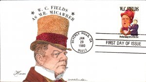 #1803 W. C. Fields Ham FDC