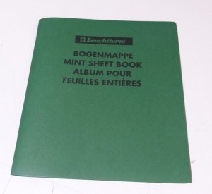 Lighthouse Mint sheet file for 24 sheets up to 250x300 mm - Green card cover