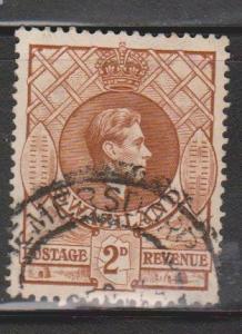 SWAZILAND Scott # 30 Used - KGVI & Shields