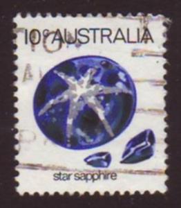 Australia 1974 Sc#562, SG#552a,10c Star Sapphire USED.