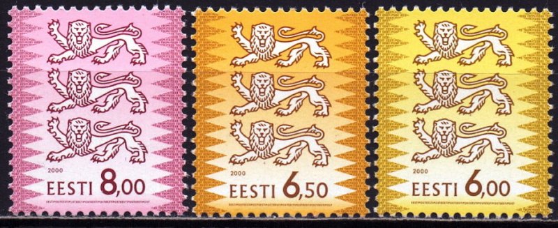 Estonia. 2000. 381-83. Standard. MNH. 