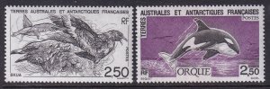 French Southern and Antarctic Territories 186-187 Animals MNH VF