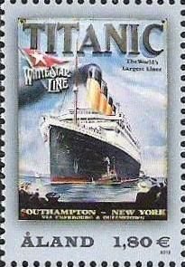 Aland Islands Åland Finland 2012 Titanic 100 years Stamp MNH
