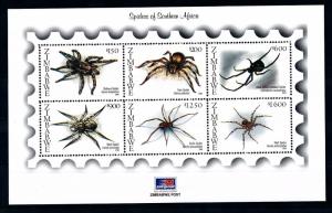 [42444] Zimbabwe 2003 Insects Insekten Insectes Spider MNH Sheet