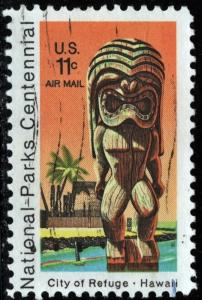 SC#C84 11¢ National Parks: City of Refuge, Hawaii Single (1972) Used