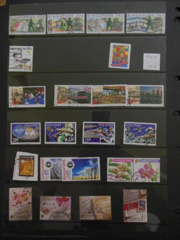 EDW1949SELL : SINGAPORE A Choice Used collection of all diff. between 1948-2008