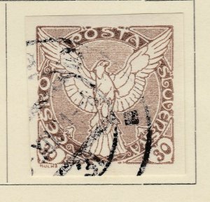A5P64F23 Czechoslovakia Newspaper Stamp 1918-20 30h Used-