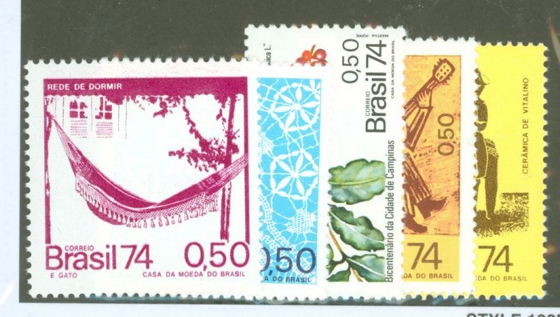 Brazil #1362-66  Single (Complete Set)