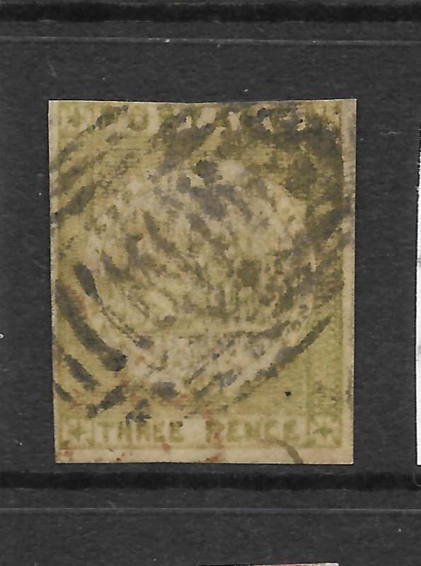 NEW SOUTH WALES 1850-51  3d   SYDNEY VIEWS   FU     SG 42  ...