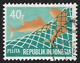 Indonesia #774 Used Single Stamp